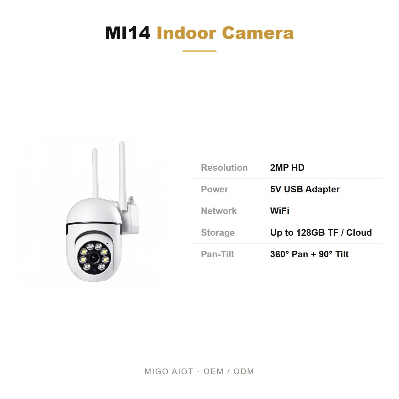 MI14 specifications and OEM terms