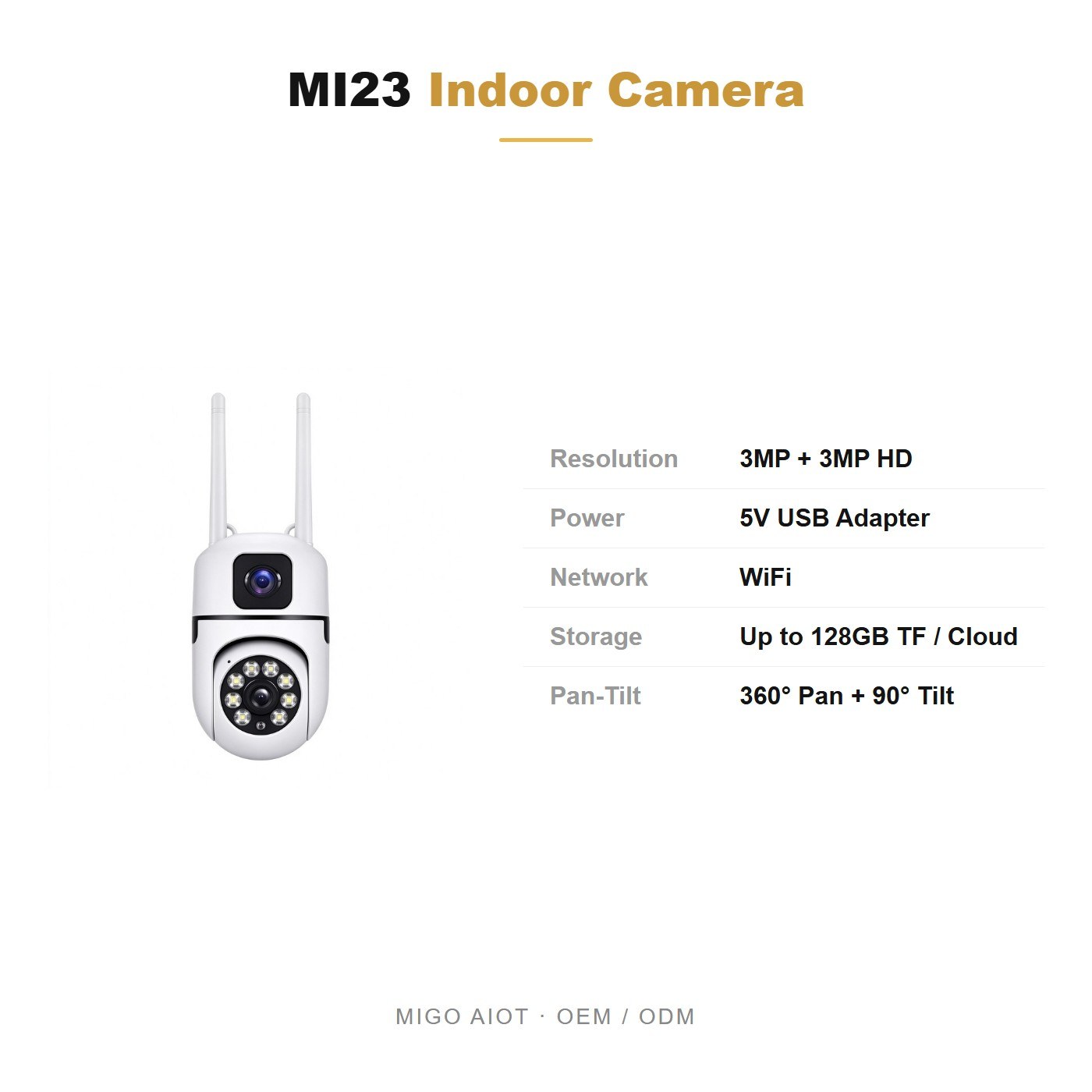 MI23 specifications and OEM terms