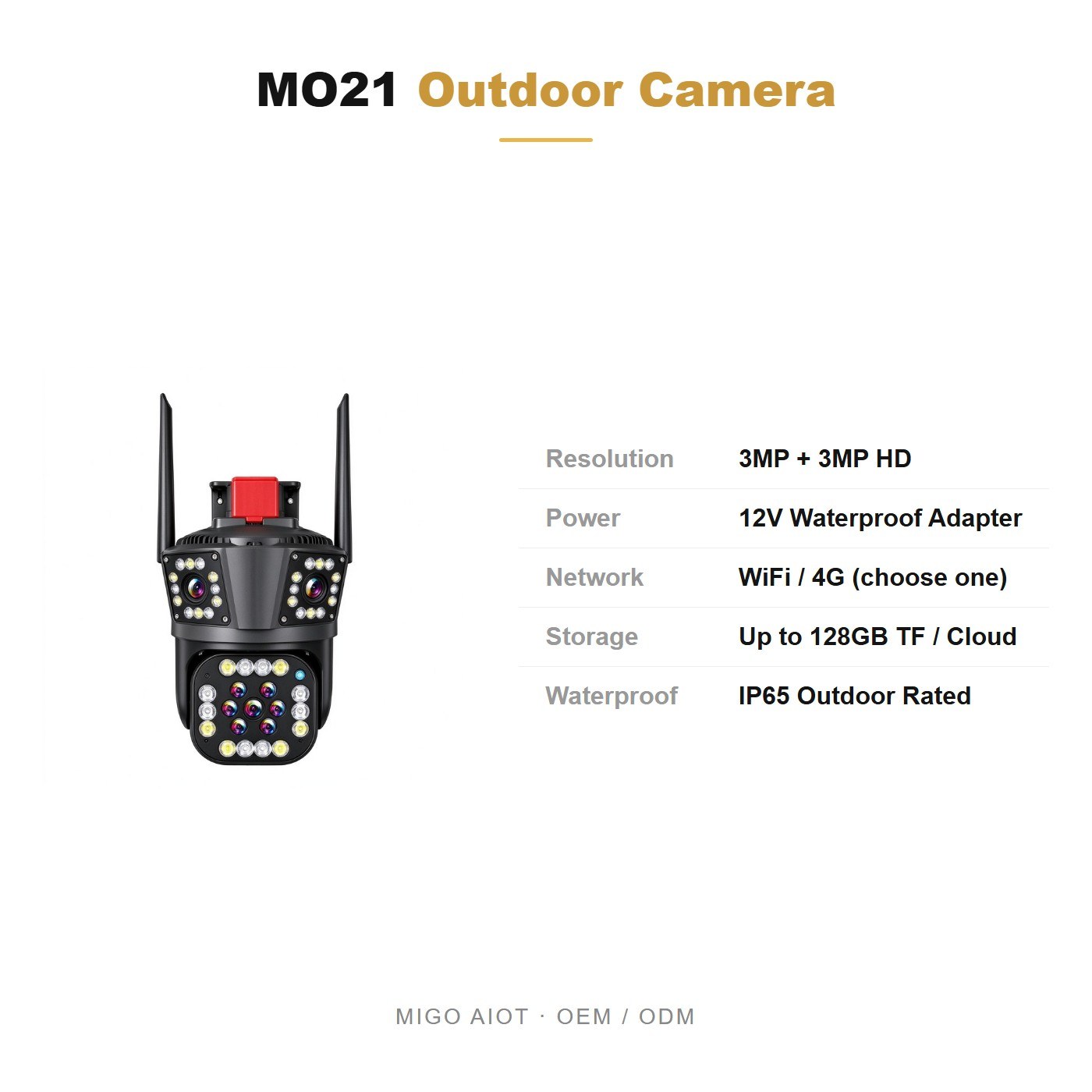 MO21 specifications and OEM terms