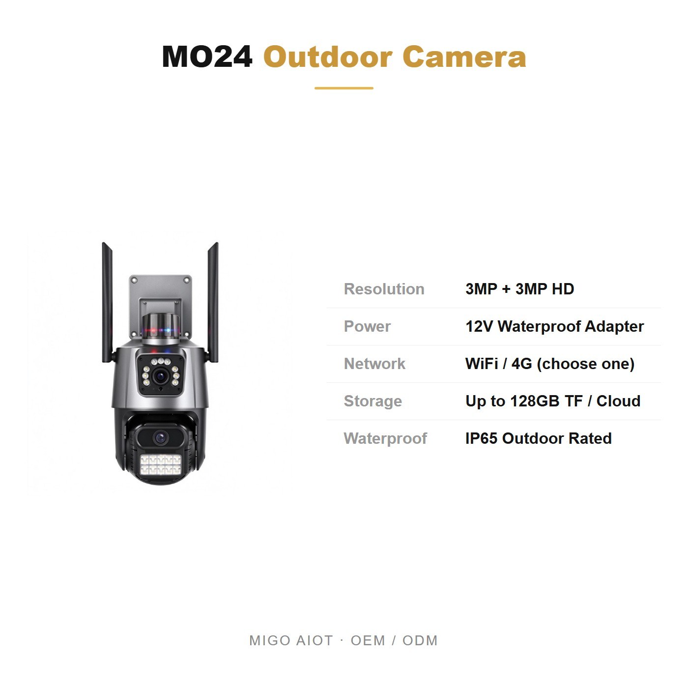 MO24 specifications and OEM terms