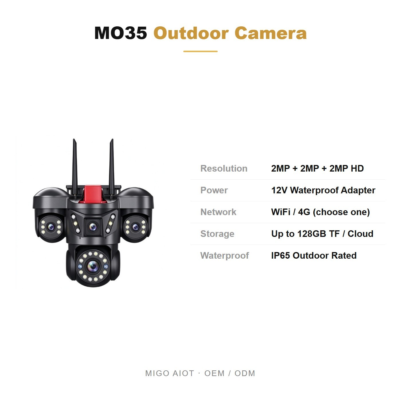 MO35 specifications and OEM terms