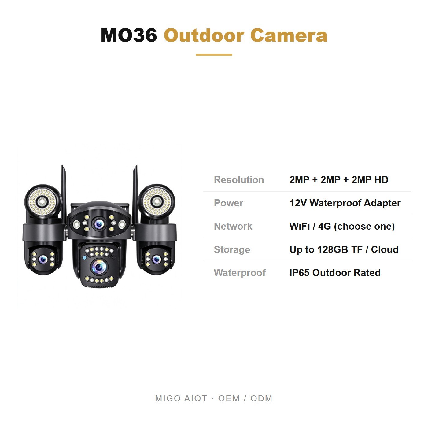 MO36 specifications and OEM terms