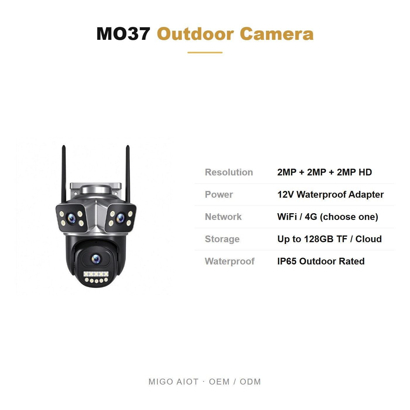 MO37 specifications and OEM terms