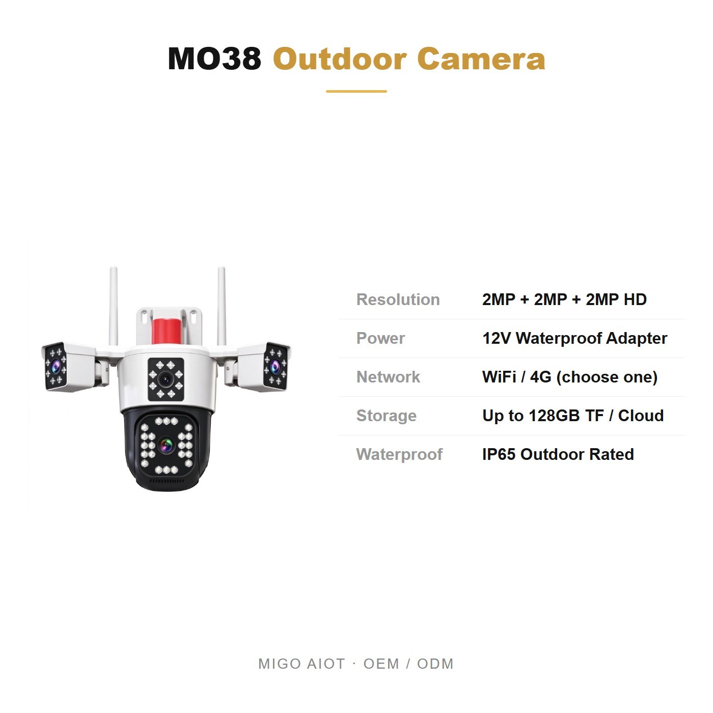 MO38 specifications and OEM terms