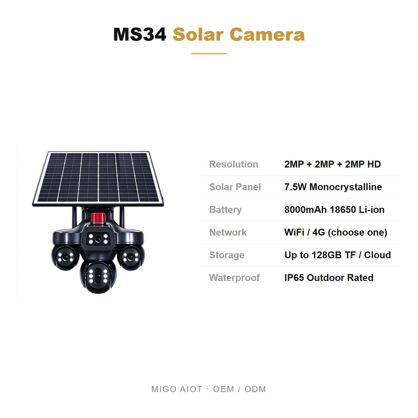 MS34 specifications and OEM terms