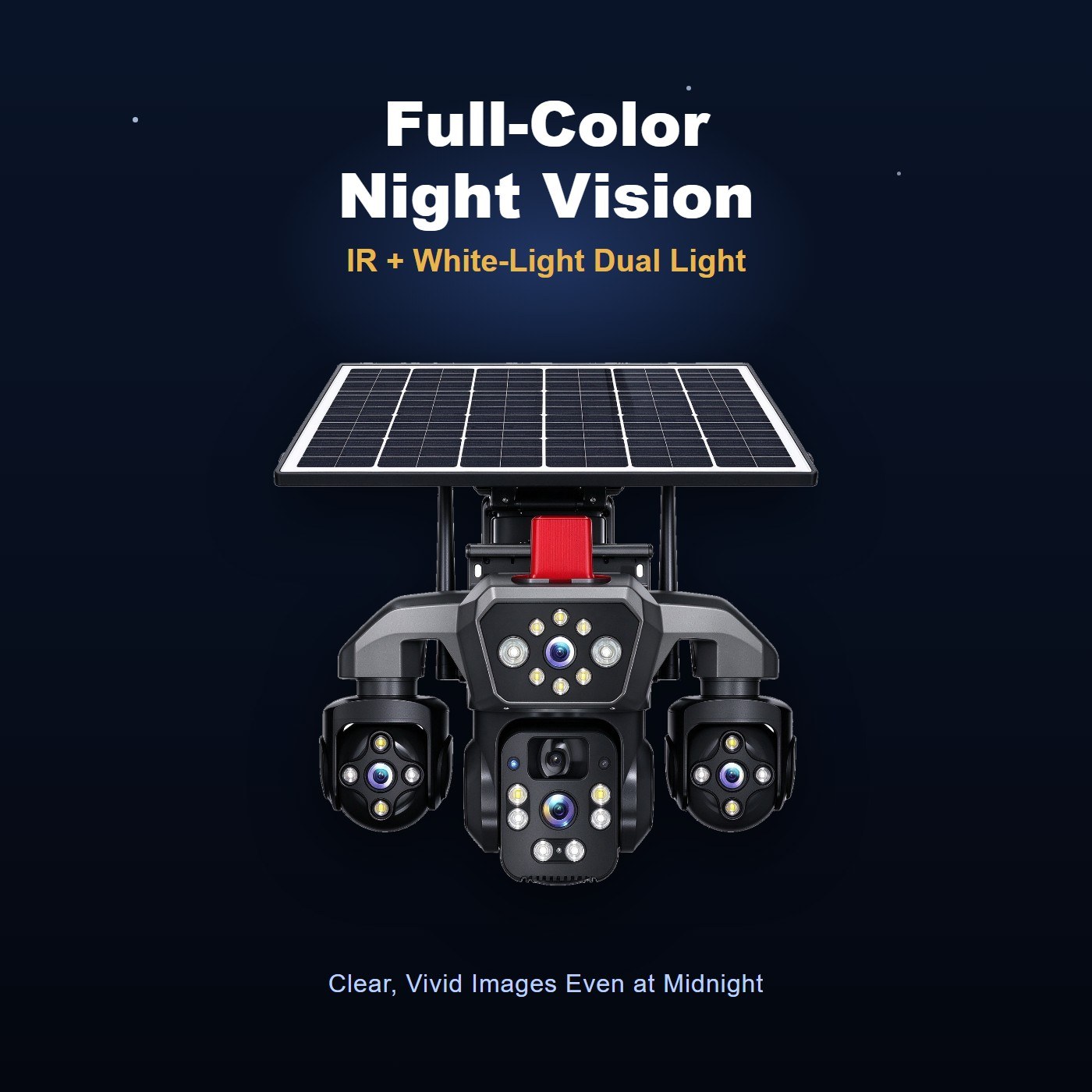 MS35 4G security camera without WiFi — full color night vision