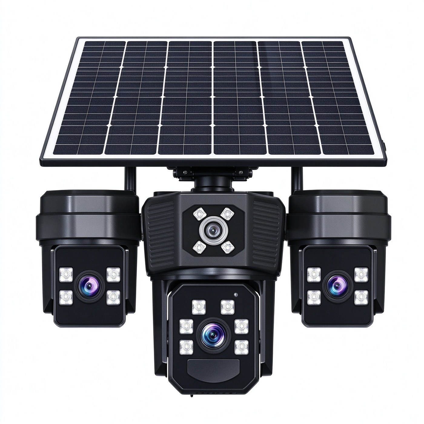 MS37 Off-Grid Solar Security Camera — For remote land, gates and cabins with no power line and no internet.