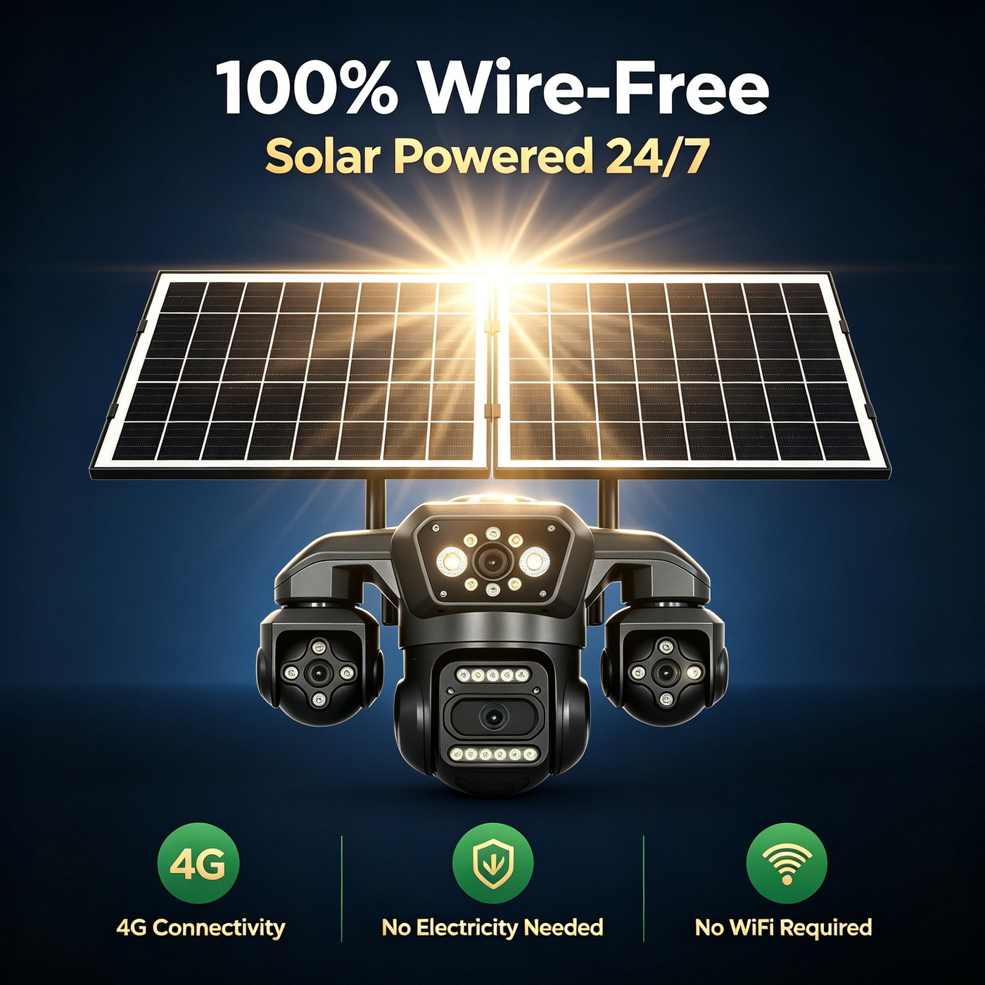 Solar 4G no wiring required