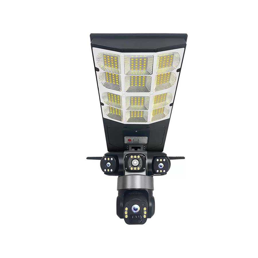 MSL31 solar street light security camera — 4G and WiFi connectivity